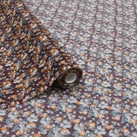 قماش بوال فاخر نقشة ورد صغيرة