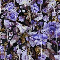 قطن 100% نسائي ورود زري