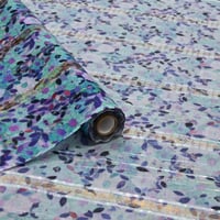 قماش بوال بطبعة زهور لامع