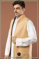 سديري رجالي شتوي - اسود مع بيــج