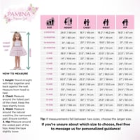 فستان مزين بالورد من ٣ ل ٧ سنوات