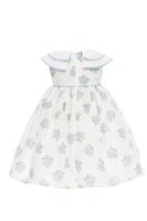 فستان مواليد مورد من ٦ اشهر الى سنتين + ربطه شعر ب...