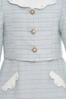 طقم فستان وجاكيت من التويد من ٨ سنوات الى ١٤ سنه ب...