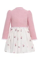 فستان مورد + جاكيت من ٣ ل ٧ سنوات