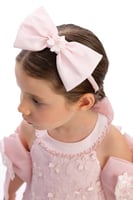 فستان مزين بالورد من ٣ ل ٧ سنوات