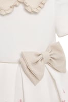 فستان جاكار مزين بالورد من ٣ ل ٧ سنوات