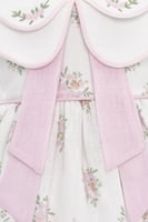 فستان مواليد مورد من ٦ اشهر الى سنتين + ربطه شعر ب...