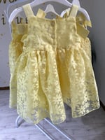 فستان مواليد اصفر