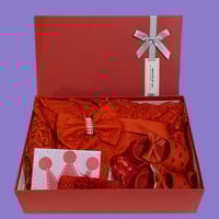 هدية فستان أحمر للمناسبات | من عمر 6 شهور الى سنة