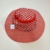 قبعة الشماغ الصيفية للأطفال| أحمر