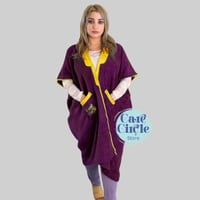 بشت سلطانة | أرجواني ملكي| منشفة | كبار