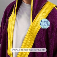 بشت سلطانة | أرجواني ملكي| منشفة | كبار