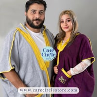 بشت سلطانة | أرجواني ملكي| منشفة | كبار