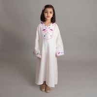 كاندي جلابية | أبيض| من عمر سنة الى 10 سنين