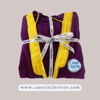 بشت سلطانة | أرجواني ملكي| منشفة | كبار