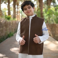 سديري نجد | شتوي | للأولاد | دبل فيس بني و بيج