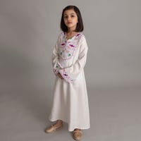 كاندي جلابية | أبيض| من عمر سنة الى 10 سنين