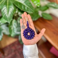 مسباح فاتوران أزرق شفاف