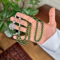 مسباح زعفراني أخضر شفاف 9 ملي