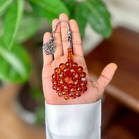 مسباح زعفراني برتقالي مع فواصل