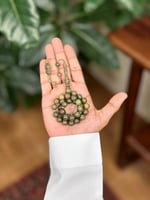 مسباح خشب بلسنك مدور صغير