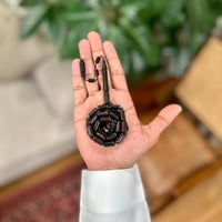 مسباح خشب الأبنوس البرميلي