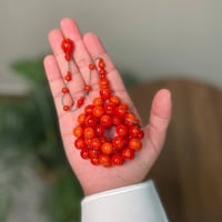 مسباح فاتوران برتقالي معرق تمليكة