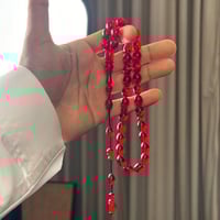 مسباح فاتوران أحمر شفاف تمليكة
