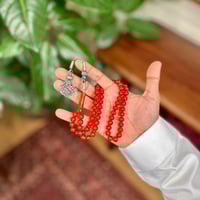 مسباح زعفراني برتقالي شفاف 8 ملي