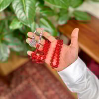 مسباح زعفراني أحمر شفاف 10 ملي