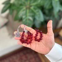 مسباح فاتوران أحمر شفاف 33