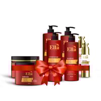 2شامبو و2 بلسم و2ماسك و2سيرم إيلا كير بتركيبته زيت...