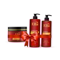 شامبو وبلسم وماسك إيلا كير بتركيبته زيت اللوز وزيت...