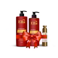 شامبو وبلسم وسيرم إيلا كير بتركيبته زيت اللوز وزيت...