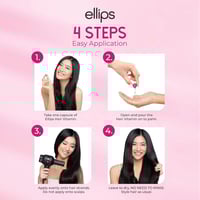 كبسولات فيتامين معالج للشعر للاشراقة من ellips