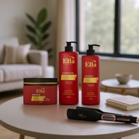 مجموعة العناية بالشعر من ella شامبو و بلسم وماسك و...
