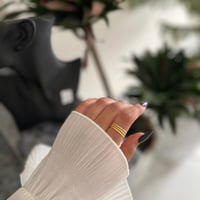 خاتم ذهبي سادة