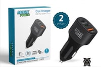 شاحن سيارة مور بور 3 منافذ 60 واط | شواحن