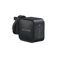 شاحن جداري راف باور منفذين بى دى 40 واط - اسود | ش...