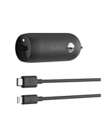 شاحن متنقل بيلكن للسيارة بتقنية بي دي 18 واط + كيب...