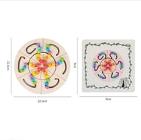 متعة الذكاء الدوار مطابقة الشكل بالبطاقة لعبة للأط...