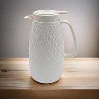 ترمس شاي وقهوة 1 لتر ابيض