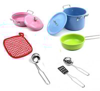 لعبة ادوات مطبخ من الاستيل للاطفال