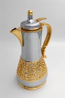 طقم ترامس يارا - فضي لامع ذهبي فاخر