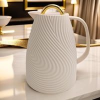 ترمس بولا - شاي وقهوة 1 لتر بيج فاتح مع حلقه ذهبي...