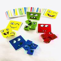 لعبة مكعب تغيير الوجه مكعبات بناء روبيك