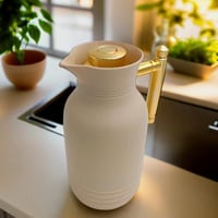 ترمس شاي وقهوة 1 لتر بيج يد ذهبي أنيق