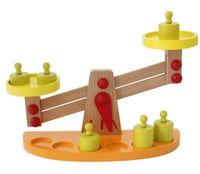 لعبة الميزان التعليمية الخشبية