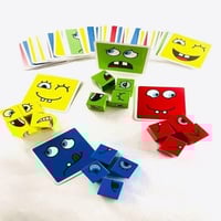 لعبة مكعب تغيير الوجه مكعبات بناء روبيك