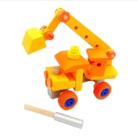 سيارة بناء خشبية للفك والتركيب